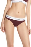 CALVIN KLEIN LOGO THONG,F3786