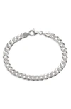 Argento Vivo Curb Chain Bracelet In Silver
