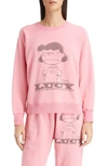 Marc Jacobs X Peanuts Lucy Sweatshirt In Pink