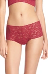 Hanky Panky 'retro' Thong In Cranberry
