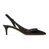 VALENTINO GARAVANI VALENTINO BLACK VALENTINO GARAVANI ROCKSTUD SLINGBACK PUMPS