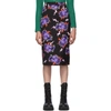 PRADA BLACK UNIVERSAL STUDIOS EDITION HANDS PENCIL SKIRT