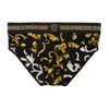 VERSACE VERSACE UNDERWEAR BLACK BAROCCO BRIEFS