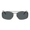 PRADA BLACK METAL FRAME SUNGLASSES