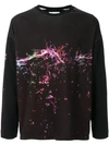 YOSHIOKUBO LIQUID PRINT SWEATSHIRT TOP