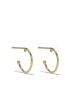 Wouters & Hendrix Gold 18kt Yellow Gold Ball Hoop Earrings In Yellow Gold