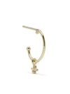 WOUTERS & HENDRIX GOLD 18KT DIAMOND HOOP EARRING