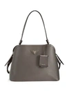 PRADA Small Matinee Leather Top Handle Bag