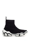 RED VALENTINO RED VALENTINO HIGH TOP SOCK SNEAKERS