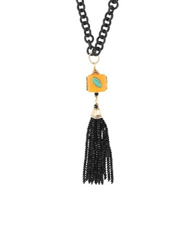 Almala Necklace In Black