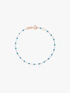 Gigi Clozeau 18k Rose Gold Classic Bead Bracelet In R04 - Blue Rose Gold