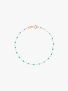 Gigi Clozeau 18k Rose Gold Classic Bead Bracelet In Blue
