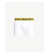 OFF-WHITE LOGO-PRINT REGULAR-FIT STRETCH-COTTON BOXERS