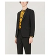 Saint Laurent Zebra Intarsia Jumper In Yellow Black
