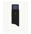 POLO RALPH LAUREN 标志 带肋 埃及的 棉-混合 袜子 集 的 三,26453438