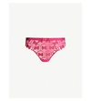 AUBADE X VIKTOR & ROLF BOW-DETAIL LACE TANGA BRIEFS