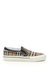 BURBERRY BURBERRY VINTAGE CHECK SLIP ON SNEAKERS