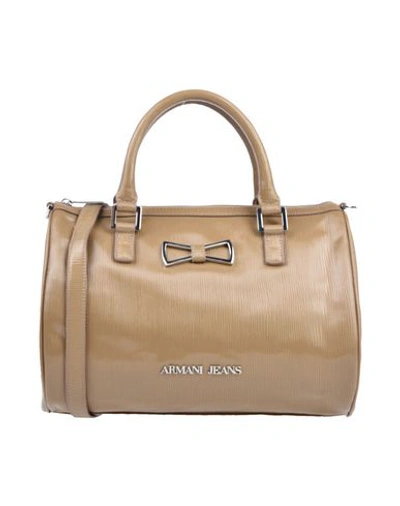 Armani Jeans Handbag In Sand