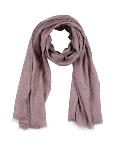 Brunello Cucinelli Scarves In Mauve