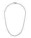 M COHEN MEN'S IMPERIAL STERLING SILVER BEAD CORD NECKLACE,PROD222940259