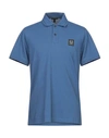 Belstaff Polo Shirts In Slate Blue