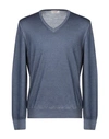 Gran Sasso Sweaters In Slate Blue