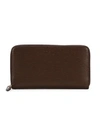 FERRAGAMO Logo Leather Zip-Around Wallet