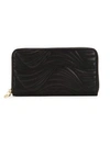 FERRAGAMO Wavy Quilted Leather Continental Wallet