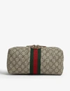 Gucci Neutral Women's Ophidia Monogram Gg Toiletry Case In Beige