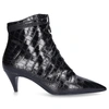 SAINT LAURENT ANKLE BOOTS BLACK KIKI 55