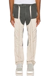 FEAR OF GOD NYLON CANVAS DOUBLE FRONT WORK PANTS,FEAF-MP36