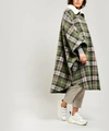 ISABEL MARANT ÉTOILE GABIN CHECKED WOOL-BLEND PONCHO,5057865728506