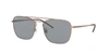 Ray Ban Ray-ban Unisex Brow Bar Square Sunglasses, 55mm In Dark Grey Classic