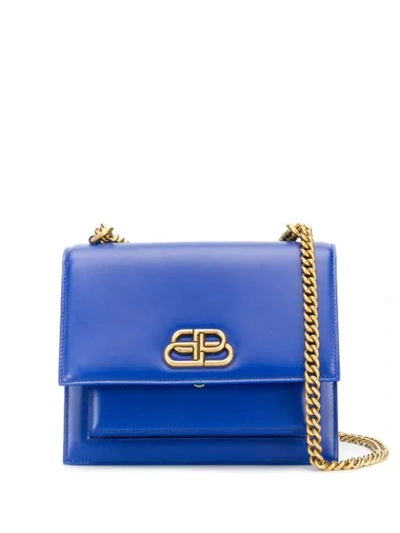 Balenciaga Sharp Bag S手提包 - 蓝色 In 4214  Electric Blue