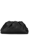 Bottega Veneta The Pouch Leather Bag In Black
