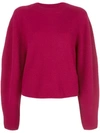 CHLOÉ CHLOÉ CASHMERE BLEND JUMPER - RED