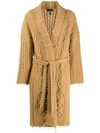 ALANUI CABLE KNIT CARDI-COAT