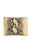 MARNI MARNI PYTHON PRINT CLUTCH - 大地色