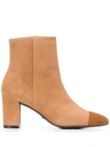 STUART WEITZMAN POINTED ANKLE BOOTS