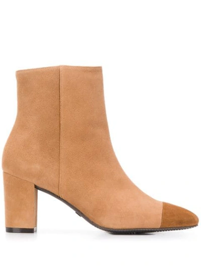 Stuart Weitzman 60mm Jill Suede Ankle Boots In Brown