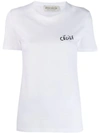 Etre Cecile T-shirt With Love Bird Print In White