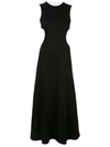 CHRISTOPHER ESBER CHRISTOPHER ESBER RUCHED SPLIT DRESS - 黑色