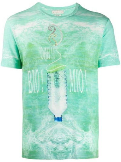 Etro Graphic T-shirt In Green