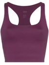 Girlfriend Collective Paloma Firm-support Sports Bra In Purple
