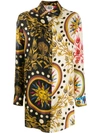 FAUSTO PUGLISI LONG PRINTED SHIRT