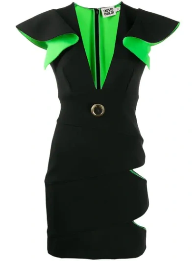 Fausto Puglisi Cut-out Dress - 黑色 In Black