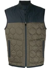 Z ZEGNA QUILTED PANEL GILET