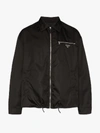 Prada Reversible Bomber Jacket In Black