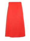 PRADA LONG GABARDINE NATTE` A-LINE SKIRT,11006812