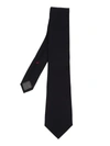 Brunello Cucinelli Satin-finish Pointed-tip Tie In Blue